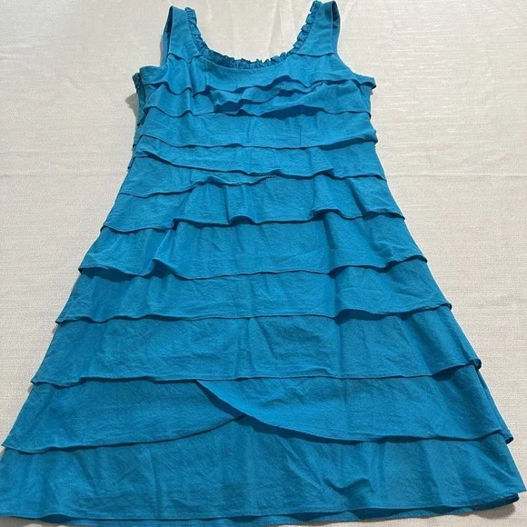 Dressbarn Women’s Sleeveless Dress Size 8 Blue - Picture 2 of 8